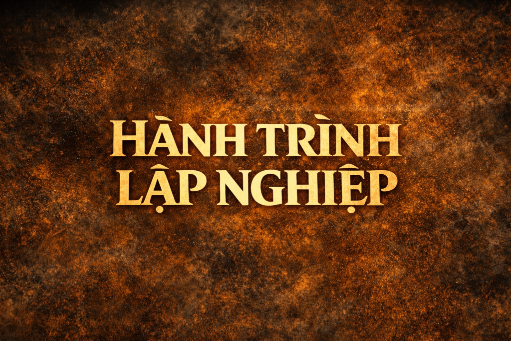 Bìa bài: LỜI NGUYỀN LẬP NGHIỆP - HÀNH TRÌNH LẬP NGHIỆP CỦA BẠN SẮP BẮT ĐẦU