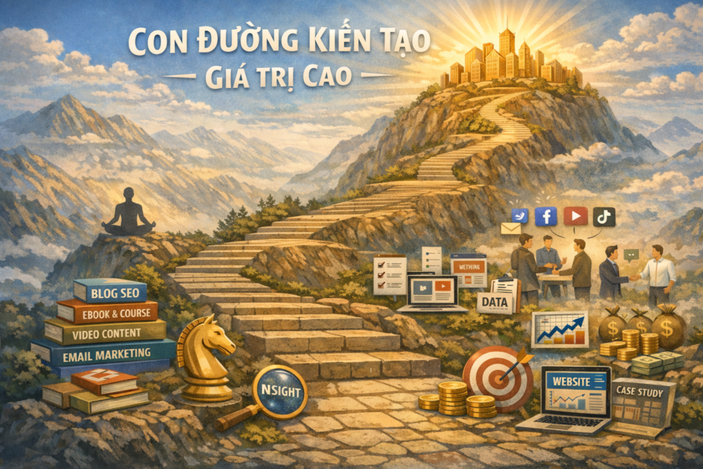 Bìa bài: Con Đường Kiến Tạo Giá Trị Cao | Internet Marketing System