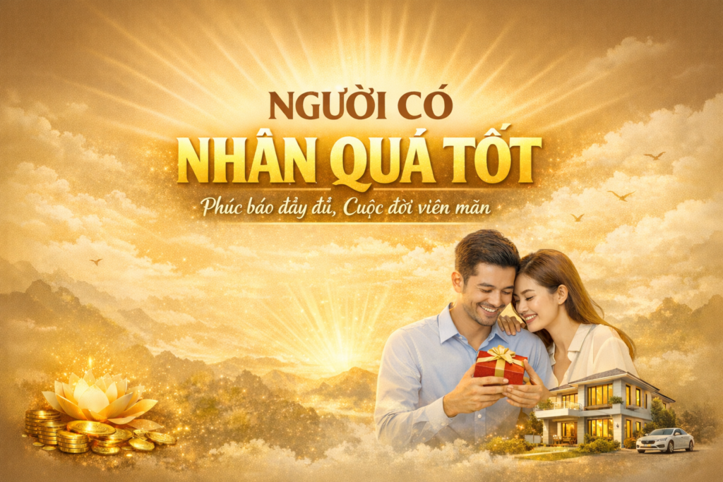 Bìa bài: 9 DẤU HIỆU CHO THẤY BẠN LÀ NGƯỜI CÓ NHÂN QUẢ TỐT