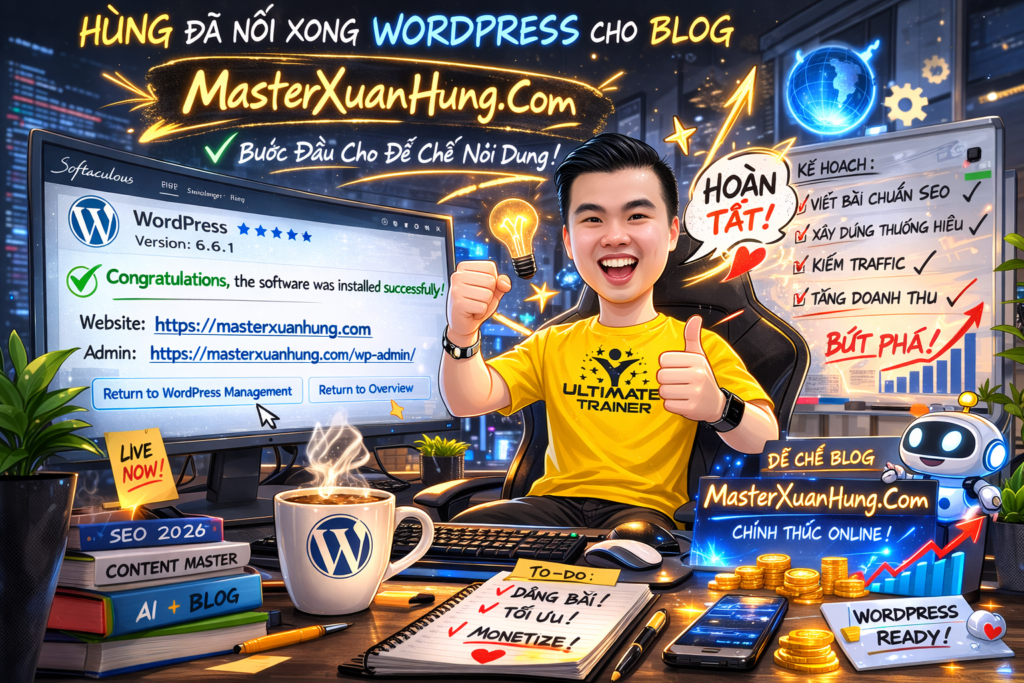 Bìa bài: WordPress Mạnh Cỡ Nào? Vì Sao Kẻ Coi Thường WordPress Thường Chưa Từng Xây Được Tài Sản Số